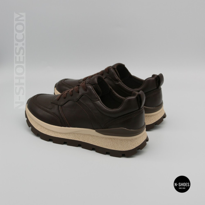 Стильні коричневі кросівки Allsy 214857 26Z65D351 9-2 BROWN Lonza 219969 6329 з