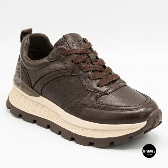 Стильні коричневі кросівки Allsy 214857 26Z65D351 9-2 BROWN Lonza 219969 6329 з