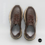 Стильні коричневі кросівки Allsy 214857 26Z65D351 9-2 BROWN Lonza 219969 6329  з натуральної шкіри