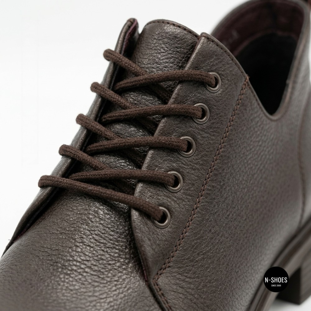 Anna Lucci 218737 DX01331-37 B BROWN 6332 Leather Ankle Shoes