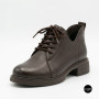Anna Lucci 218737 DX01331-37 B BROWN 6332 Leather Ankle Shoes