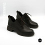 Anna Lucci 218737 DX01331-37 B BROWN 6332 Leather Ankle Shoes