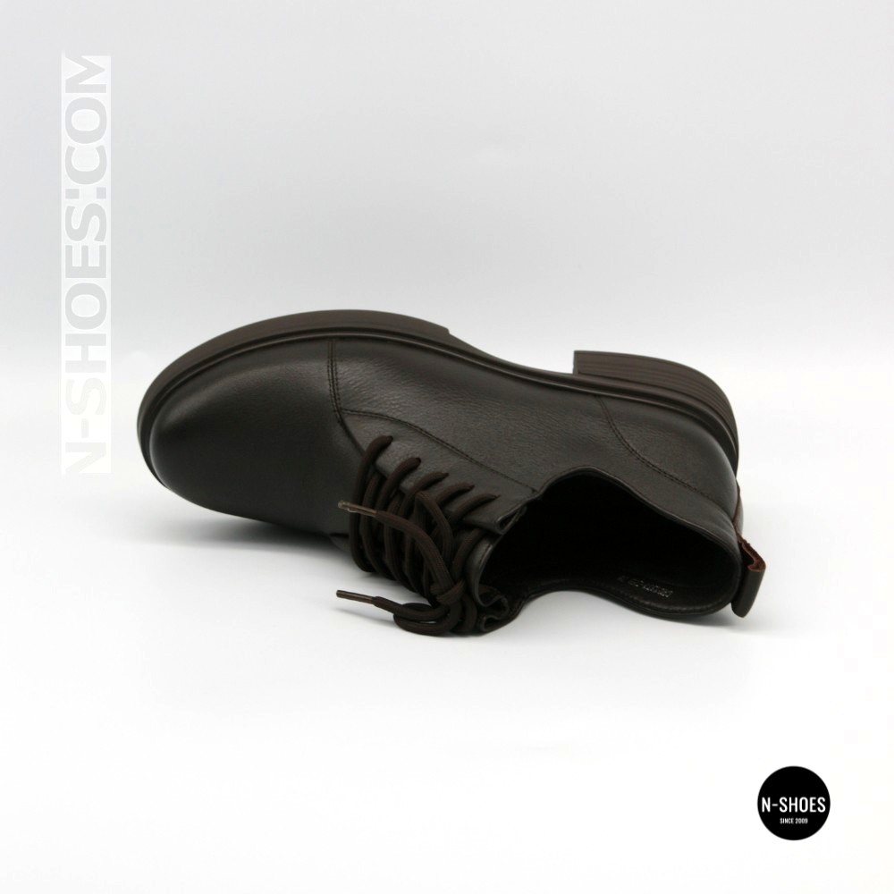 Anna Lucci 218737 DX01331-37 B BROWN 6332 Leather Ankle Shoes