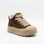 Allsy 216217 8806 6334 Women's Brown Suede Platform Boots
