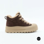 Allsy 216217 8806 6334 Women's Brown Suede Platform Boots