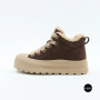 Allsy 216217 8806 6334 Women's Brown Suede Platform Boots