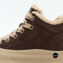 Allsy 216217 8806 6334 Women's Brown Suede Platform Boots