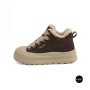 Allsy 216217 8806 6334 Women's Brown Suede Platform Boots