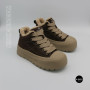 Allsy 216217 8806 6334 Women's Brown Suede Platform Boots