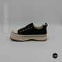 Women's Platform Sneakers Lonza 6335 BLACK - Black Suede