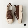 Трендовые кеды Allsy 215399 Lonza 219914 6336 BROWN - платформа и натуральная замша