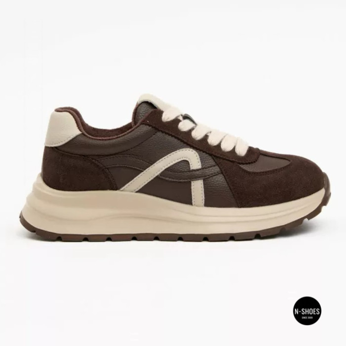 Жіночі кросівки Allsy 214854 3309-10 Lonza 219805 BROWN 6337 - тепло і стиль щодня