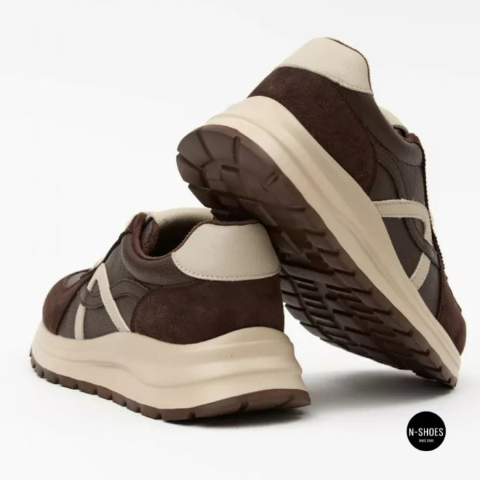 Жіночі кросівки Allsy 214854 3309-10 Lonza 219805 BROWN 6337 - тепло і стиль щодня