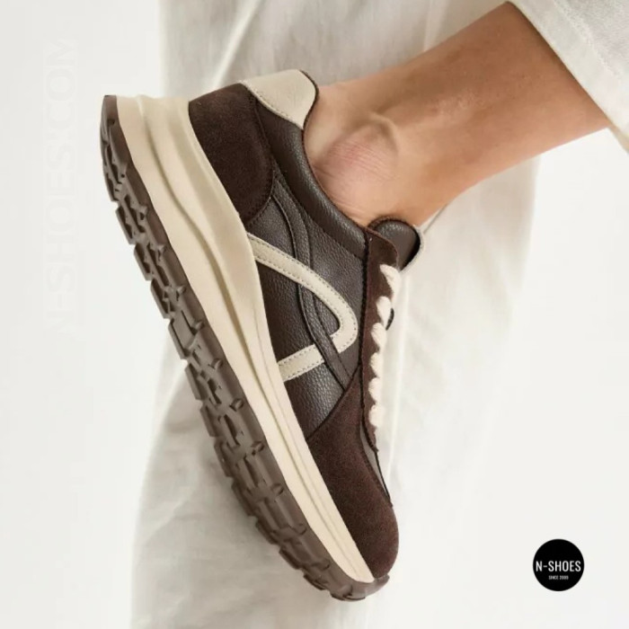Жіночі кросівки Allsy 214854 3309-10 Lonza 219805 BROWN 6337 - тепло і стиль щодня