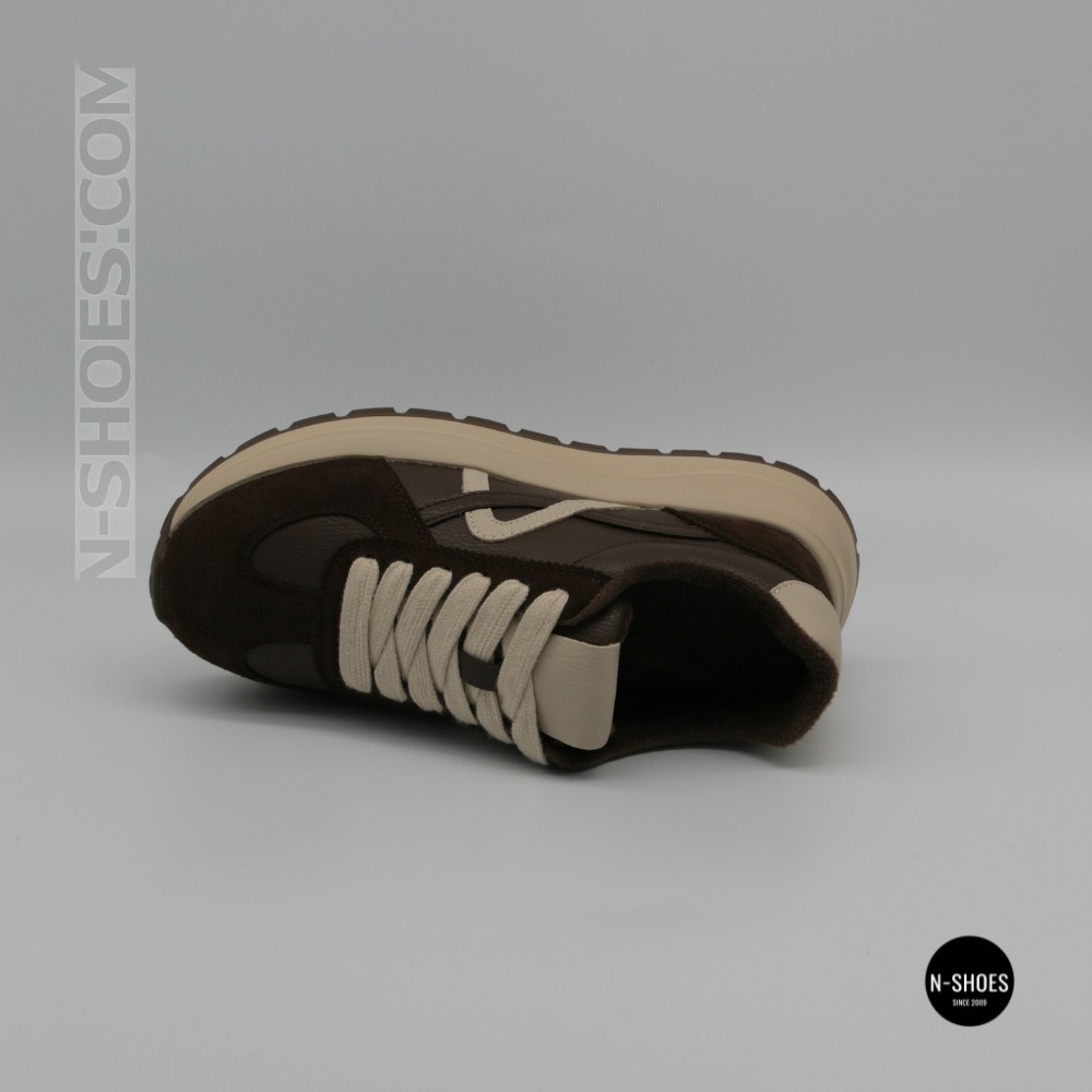 Жіночі кросівки Allsy 214854 3309-10 Lonza 219805 BROWN 6337 - тепло і стиль щодня