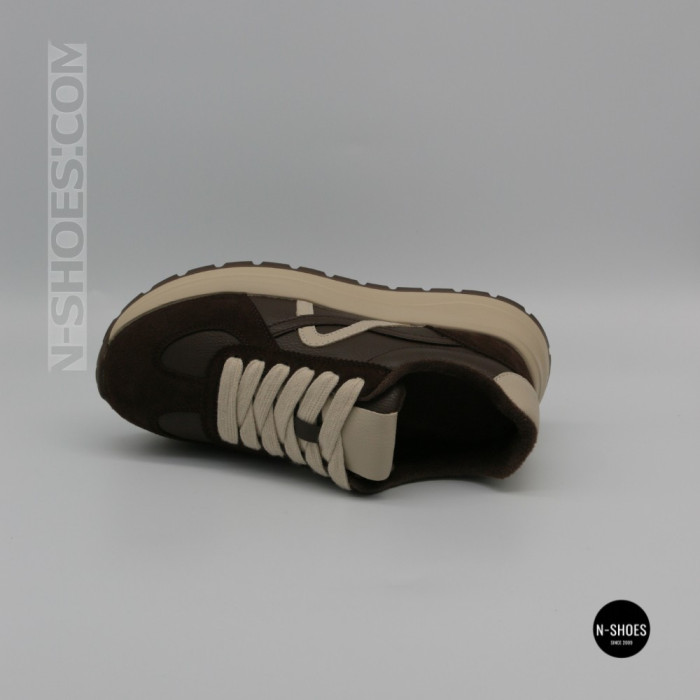 Жіночі кросівки Allsy 214854 3309-10 Lonza 219805 BROWN 6337 - тепло і стиль щодня