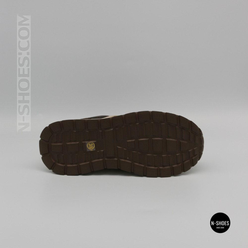 Жіночі кросівки Allsy 214854 3309-10 Lonza 219805 BROWN 6337 - тепло і стиль щодня