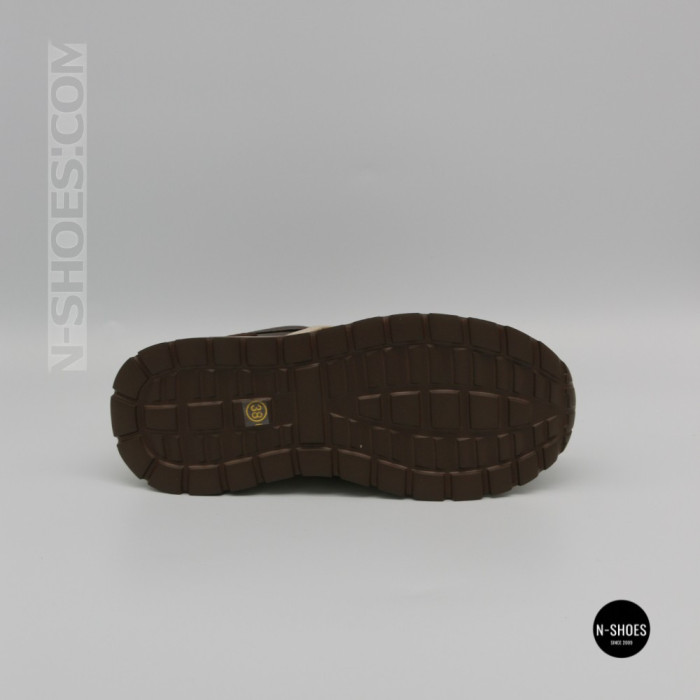 Жіночі кросівки Allsy 214854 3309-10 Lonza 219805 BROWN 6337 - тепло і стиль щодня
