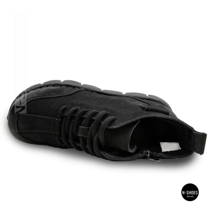 Тепло і комфорт: черевики Allsy 220444 86780-1 Lonza 220767 6338 BLACK NUBUK з нубука