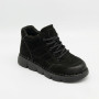 Тепло і комфорт: черевики Allsy 220444 86780-1 6338 BLACK NUBUK з нубука