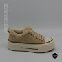 Зимние кеды на платформе Allsy 215159 BEIGE Lonza 219798 6342 - тепло замши и стиль
