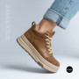 Warm Allsy 216023 ARB-2B88-8 M KHAKI 6343 Platform Boots