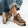 Warm Allsy 216023 ARB-2B88-8 M KHAKI 6343 Platform Boots