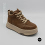 Warm Allsy 216023 ARB-2B88-8 M KHAKI 6343 Platform Boots