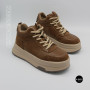 Warm Allsy 216023 ARB-2B88-8 M KHAKI 6343 Platform Boots