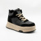 Women's winter sneakers platform boots Allsy 216022 ARB-2B88-1 M BLACK 6344 black made of genuine leather with insulation