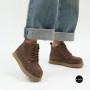 Черевики Allsy 216337 7257 BROWN SUEDE 6345 теплі на вовні