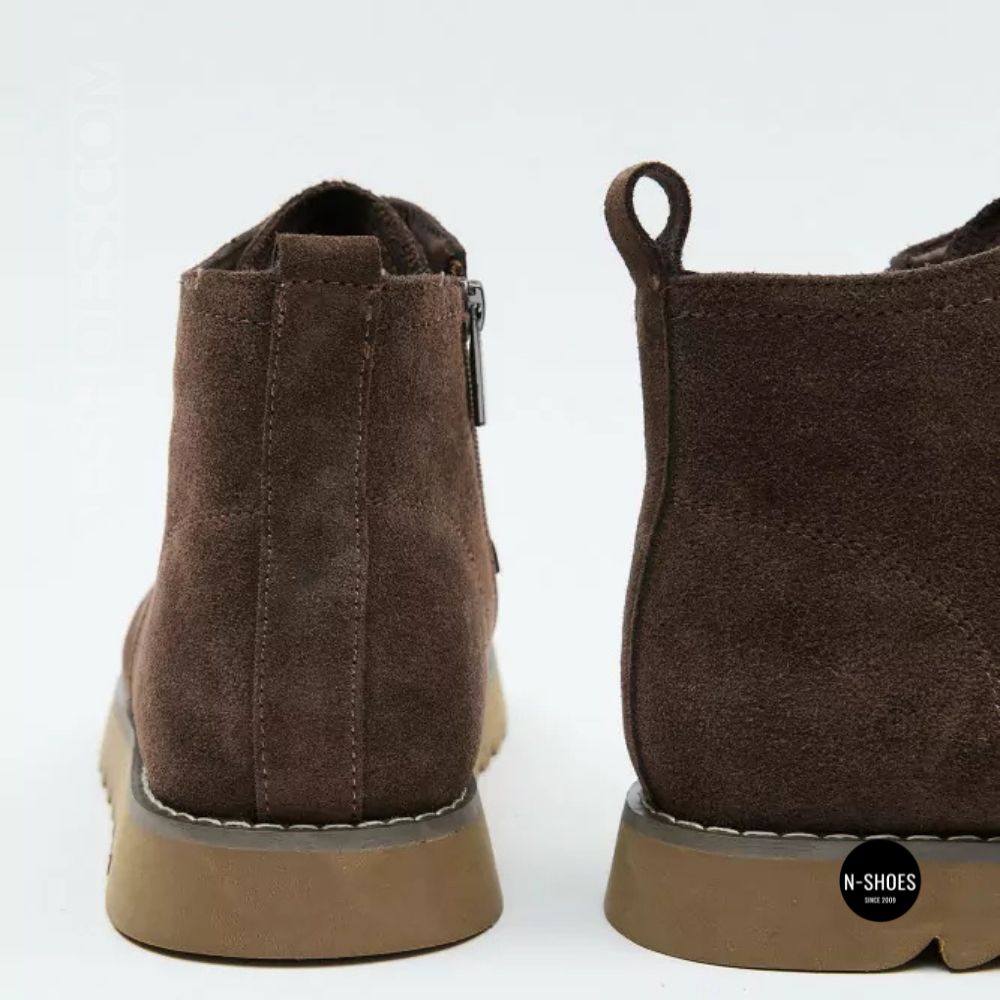 Черевики Allsy 216337 7257 BROWN SUEDE 6345 теплі на вовні