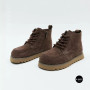 Черевики Allsy 216337 7257 BROWN SUEDE 6345 теплі на вовні