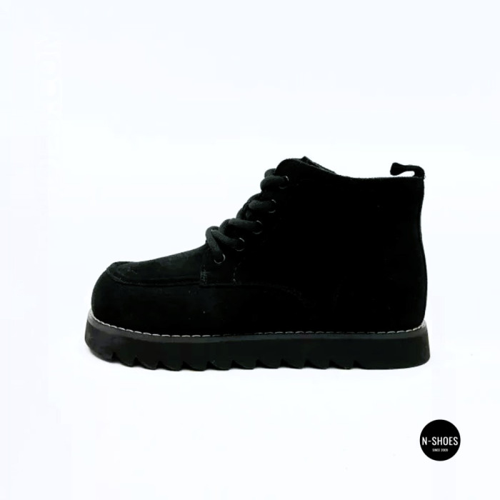 Allsy 216334 7257 BLACK SUEDE 6346: Warmth in Real Suede