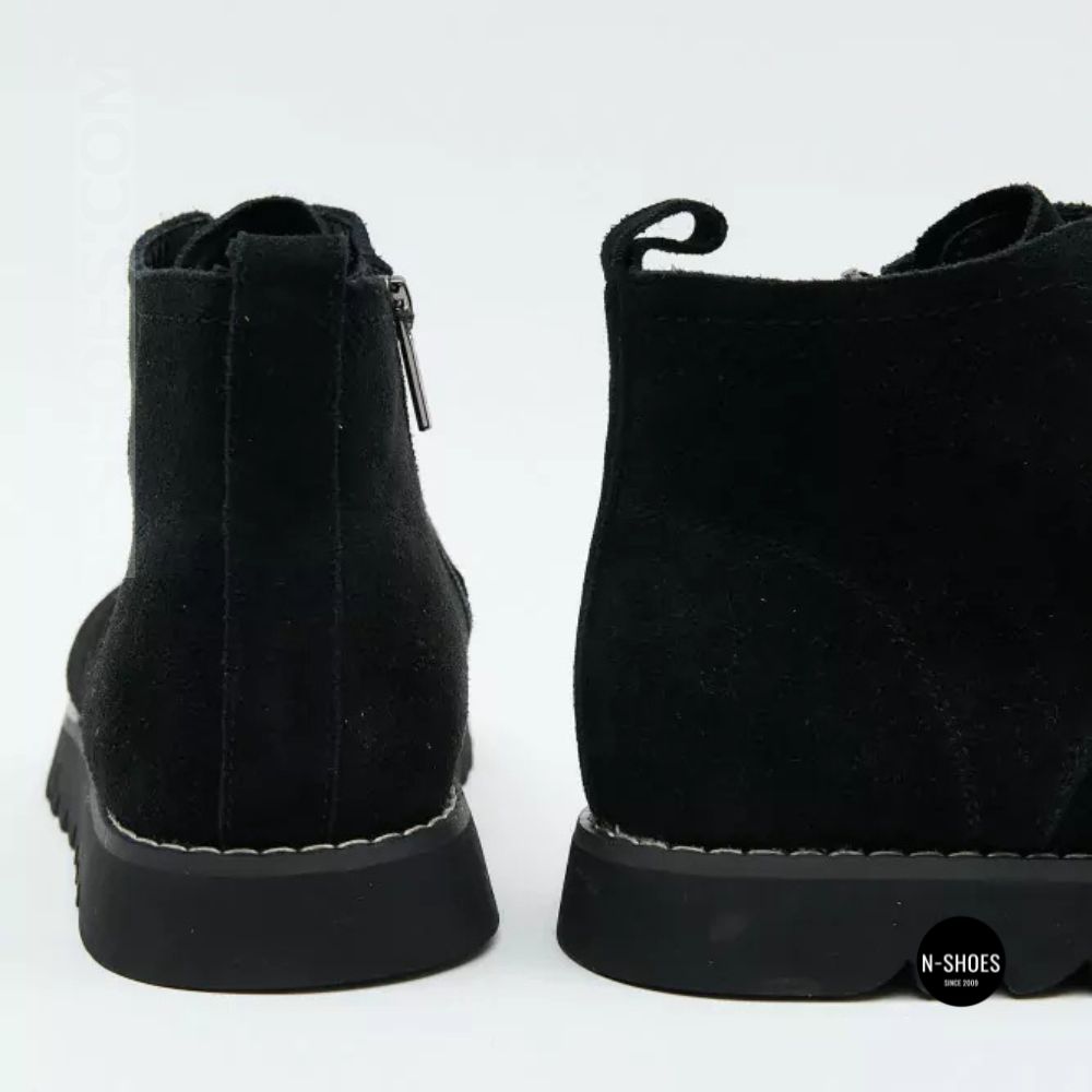 Allsy 216334 7257 BLACK SUEDE 6346: тепло в настоящей замше