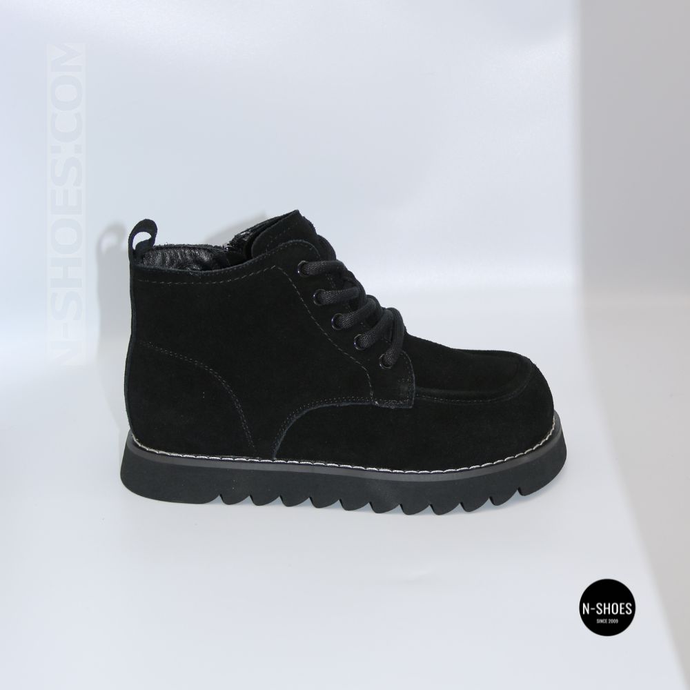 Allsy 216334 7257 BLACK SUEDE 6346: тепло в настоящей замше