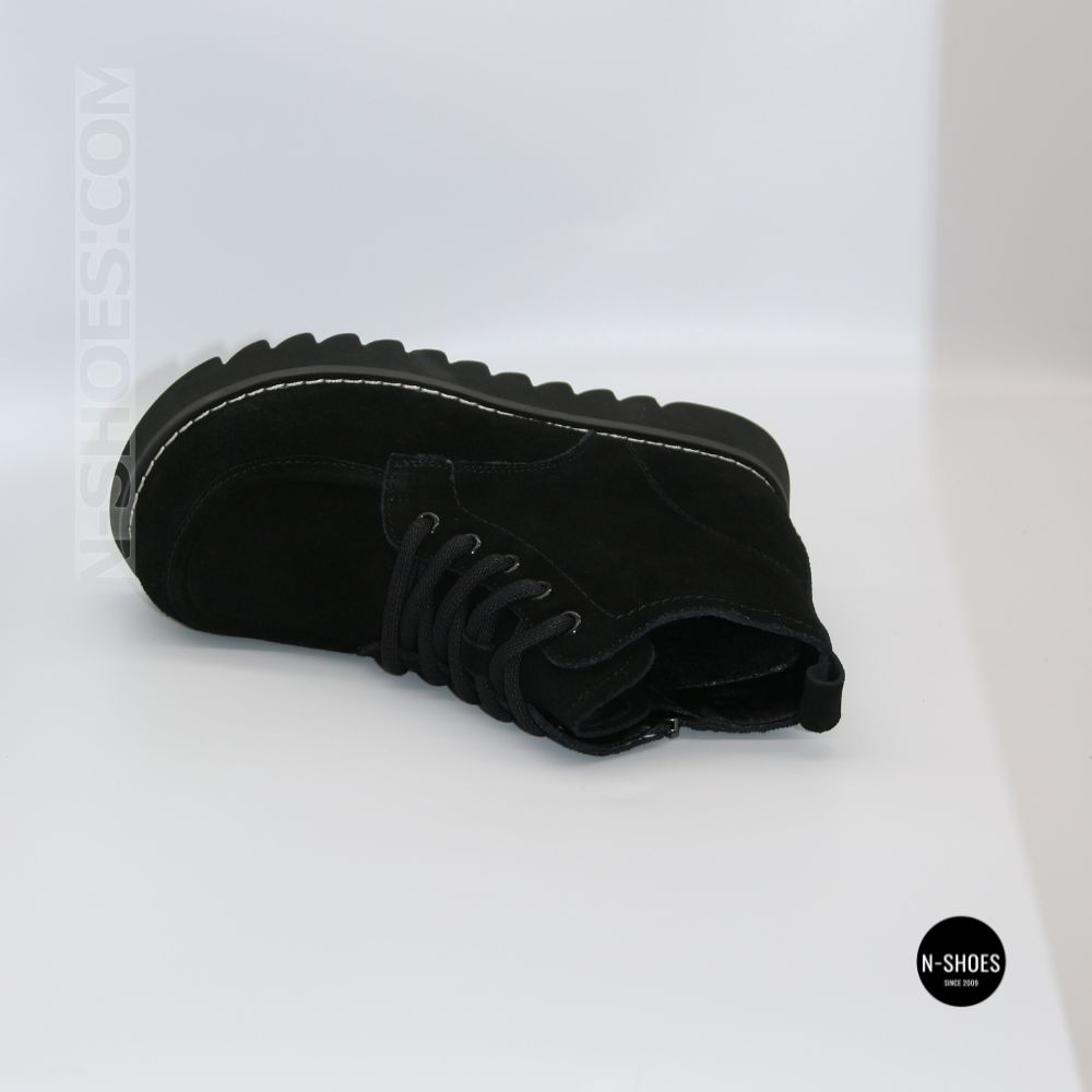 Allsy 216334 7257 BLACK SUEDE 6346: тепло в настоящей замше