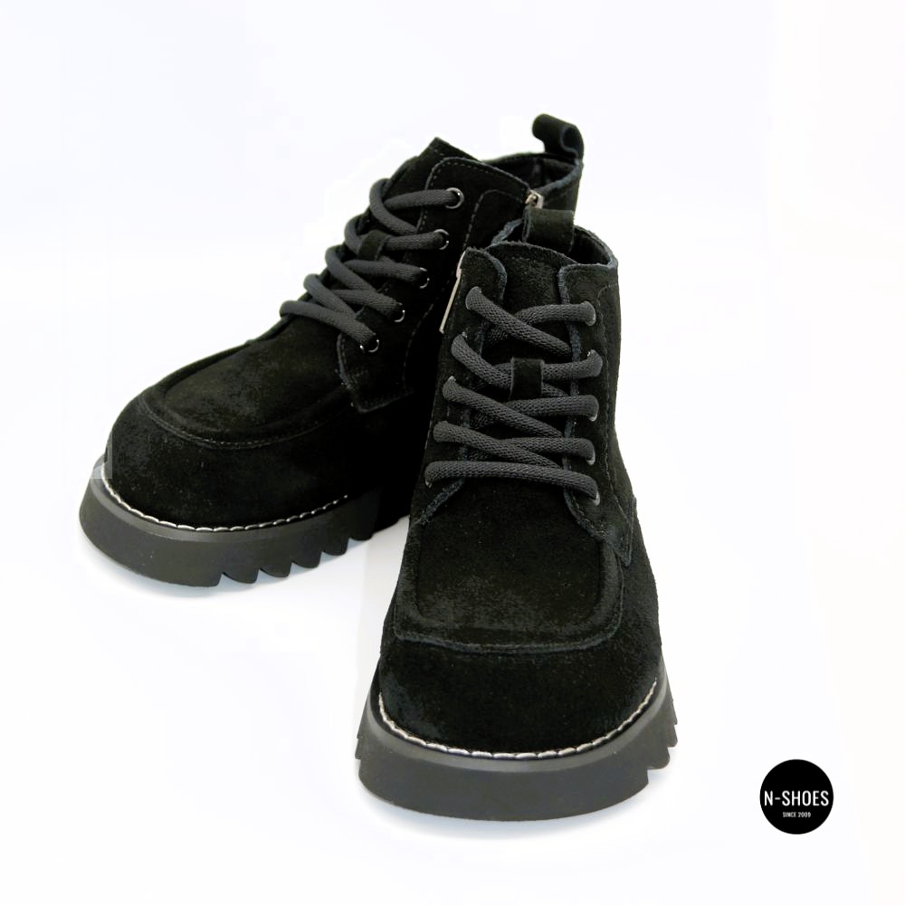 Allsy 216334 7257 BLACK SUEDE 6346: тепло в настоящей замше