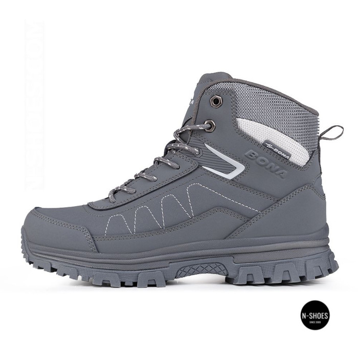 Зимние ботинки Bona 956R-2-6 Dark Grey-Silver 6356 на меху