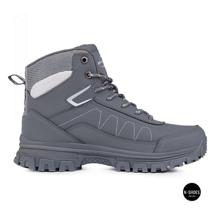Зимние ботинки Bona 956R-2-6 Dark Grey-Silver 6356 на меху