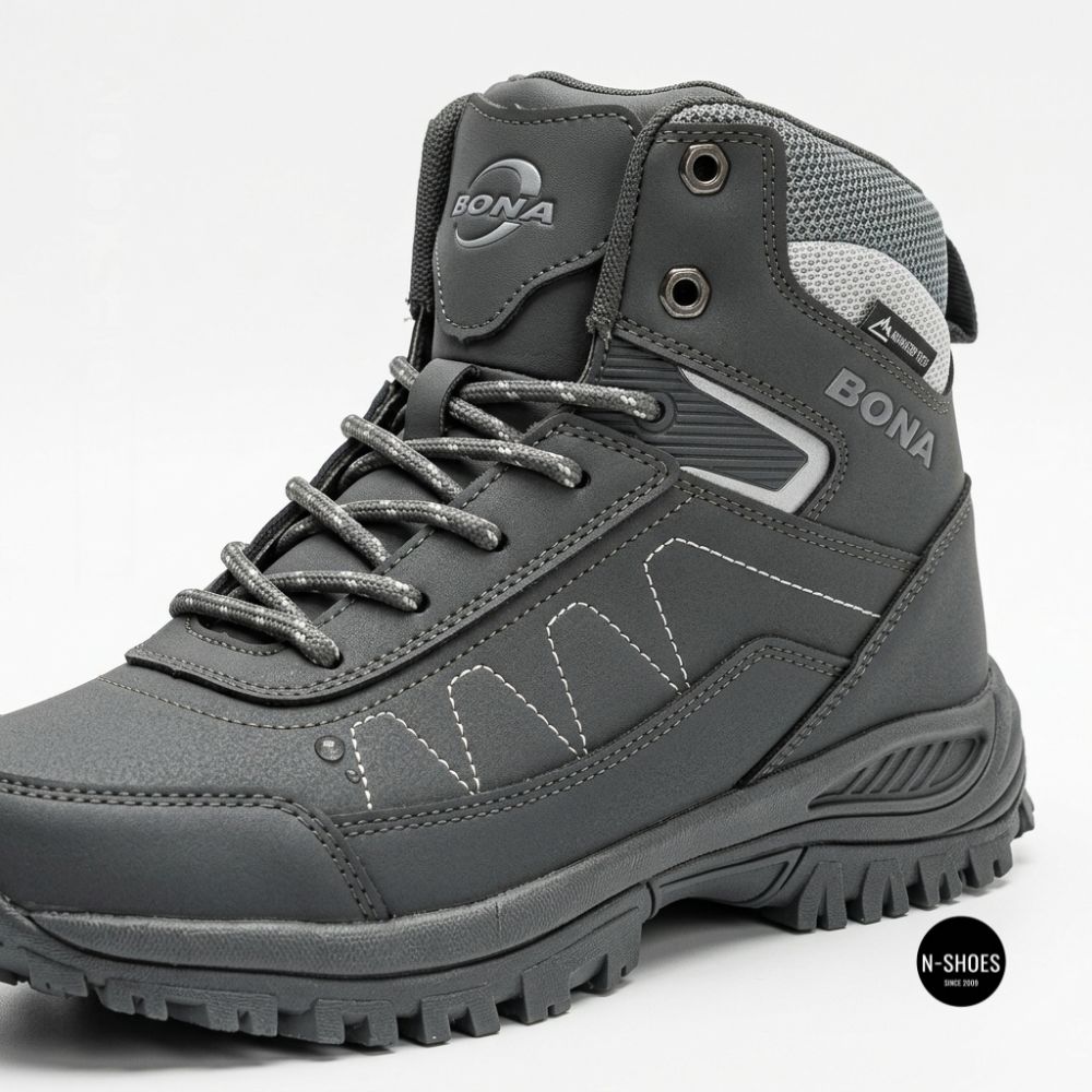 Зимние ботинки Bona 956R-2-6 Dark Grey-Silver 6356 на меху