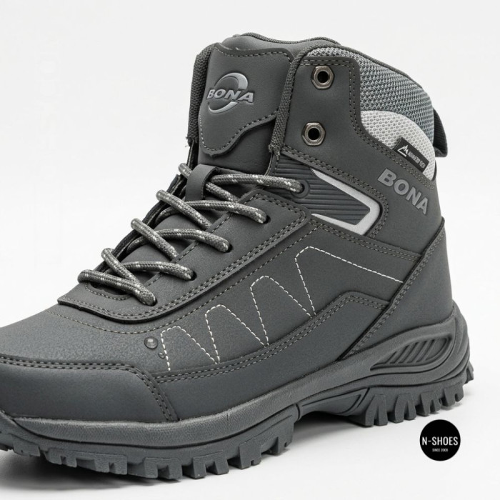 Зимние ботинки Bona 956R-2-6 Dark Grey-Silver 6356 на меху