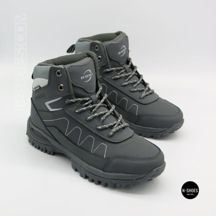 Зимние ботинки Bona 956R-2-6 Dark Grey-Silver 6356 на меху