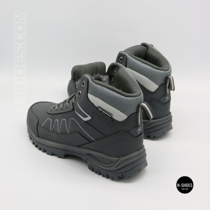 Зимние ботинки Bona 956R-2-6 Dark Grey-Silver 6356 на меху