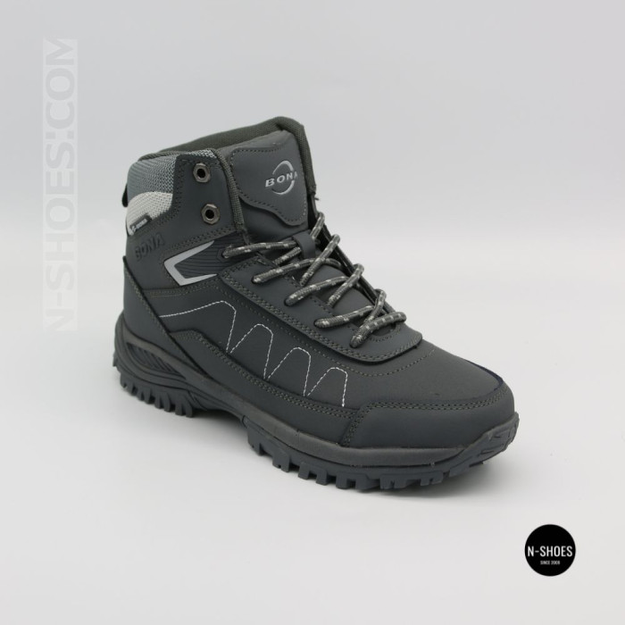 Зимние ботинки Bona 956R-2-6 Dark Grey-Silver 6356 на меху