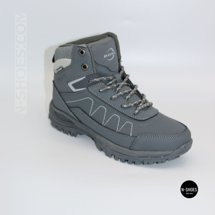 Зимние ботинки Bona 956R-2-6 Dark Grey-Silver 6356 на меху