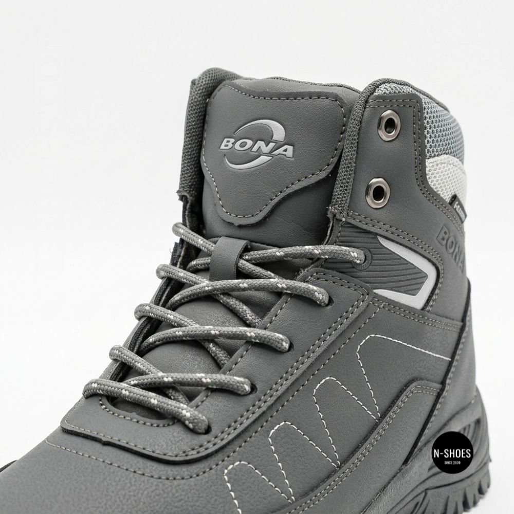 Зимние ботинки Bona 956R-2-6 Dark Grey-Silver 6356 на меху