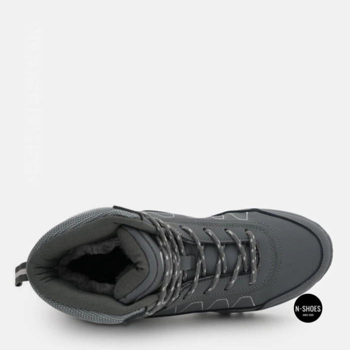 Зимние ботинки Bona 956R-2-6 Dark Grey-Silver 6356 на меху