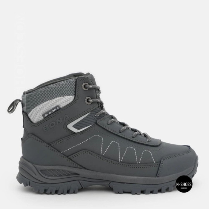 Зимние ботинки Bona 956R-2-6 Dark Grey-Silver 6356 на меху