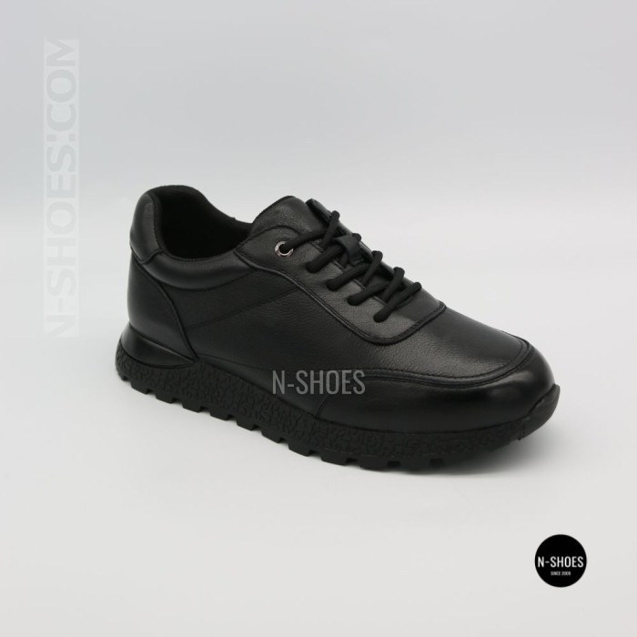 Шкіряні кросівки Allsy 216524 25D1D791-1 BLACK 6362 на щодень